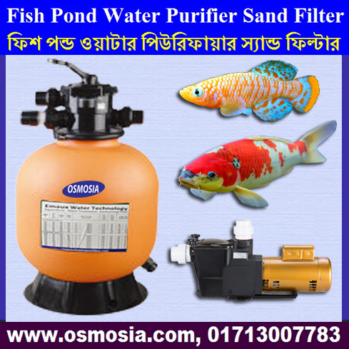 Best Water Treatment Technology for Koi Fish Tank 25 inch Sand Filter and 1 HP 220V/50Hz Pump in BD